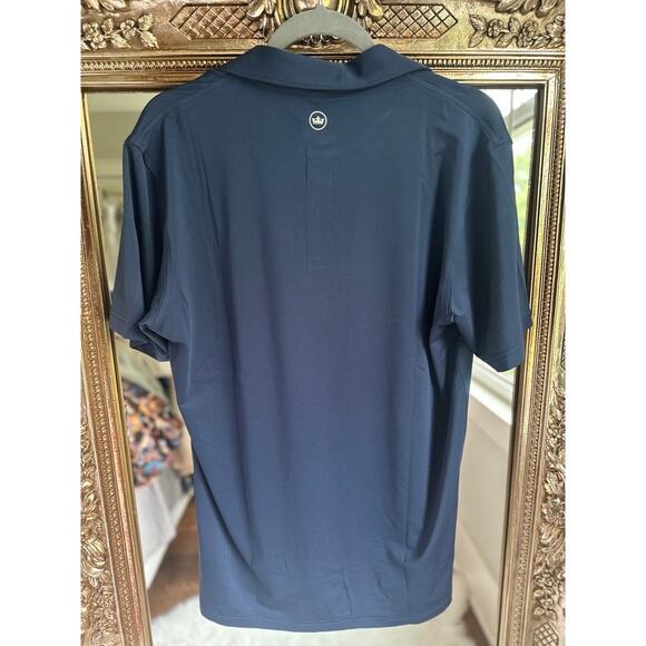 Peter Millar Crown Crafted Navy Mayhew Performance Jersey Polo Medium NWOT - Picture 4 of 4